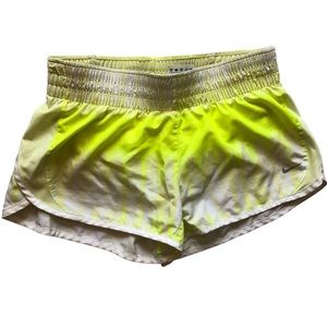 Neon Nike Dry Fit Short- size small